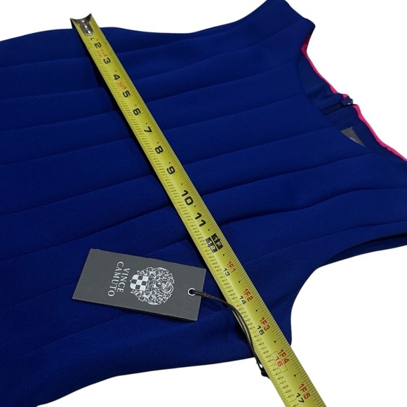 NEW Vince Camuto Blueish Purple A-Line Career Wear Mini Dress Size 10 - Picture 10 of 11